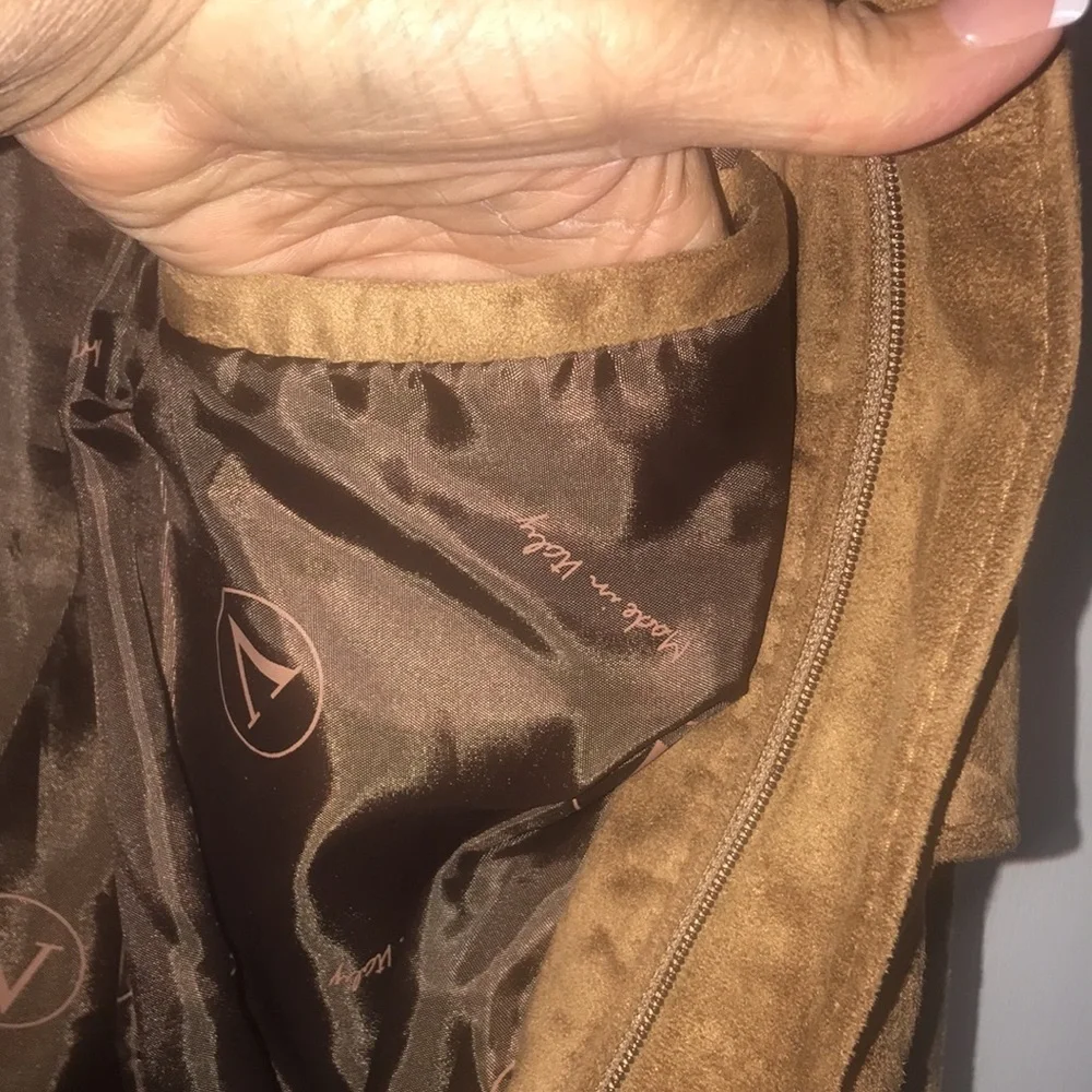 NWT Men’s Faux Suede Jacket